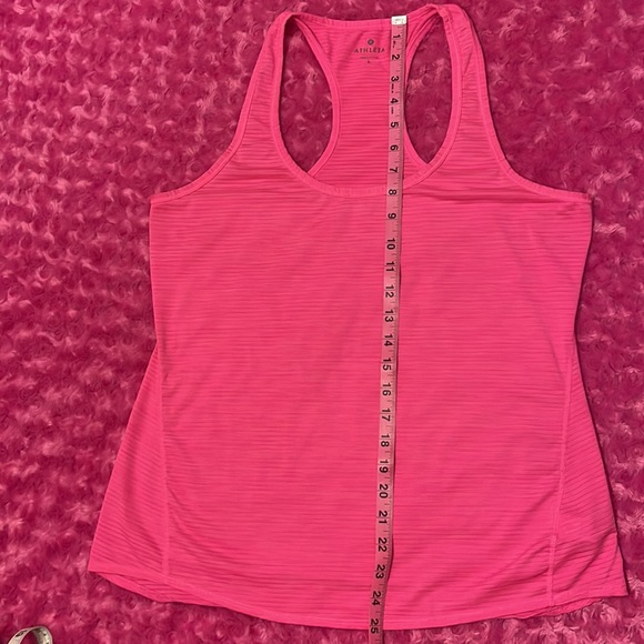 Barbie Pink Athleta Tank - Ribbed Racer Back Like New 💖 - Picture 5 of 10